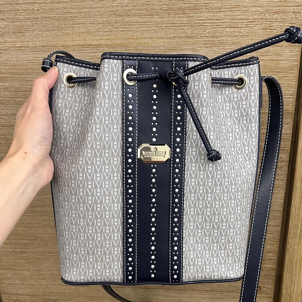 Victor Hugo Monogram Bucket Bag